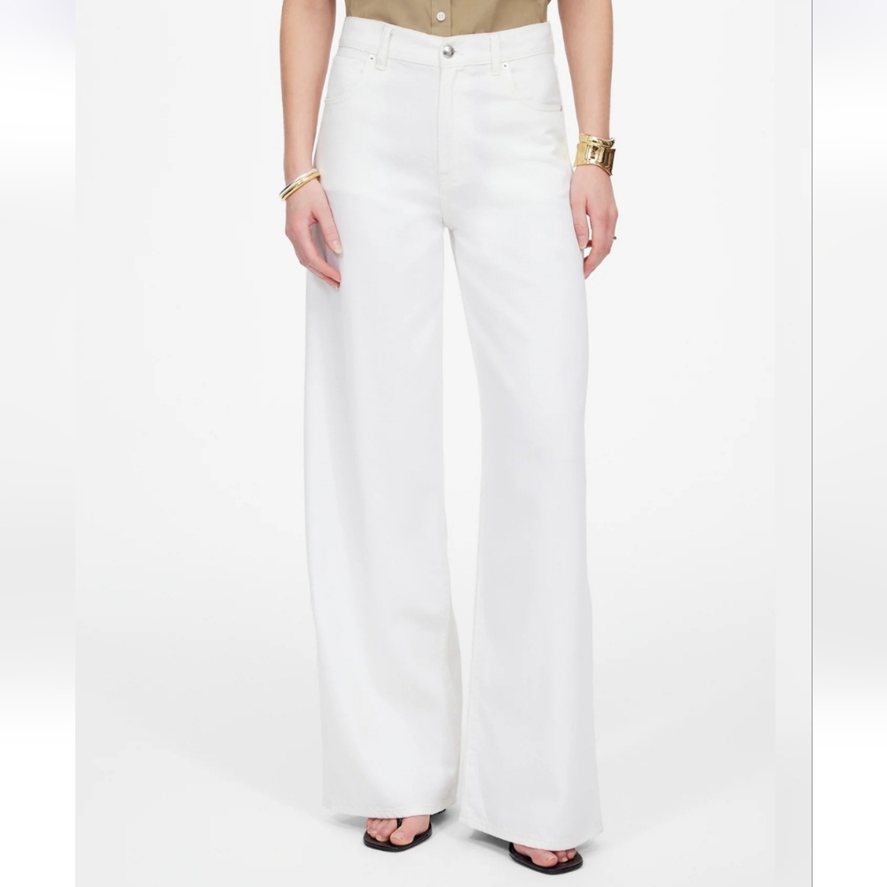 Madewell Petite Superwide-Leg Jeans: Airy Denim Edition